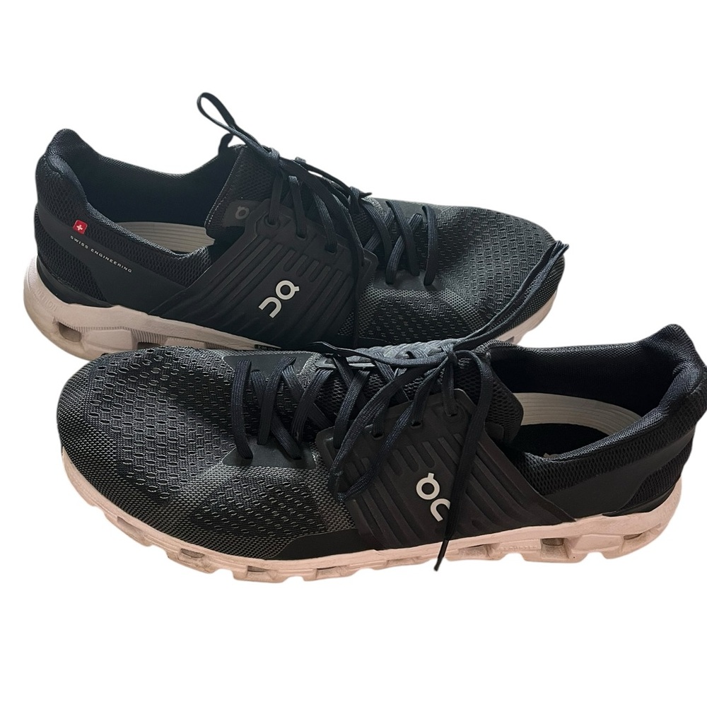 On Cloudswift Shoes Men's 14 Black White Sole Sneakers Running Gym Active ✅